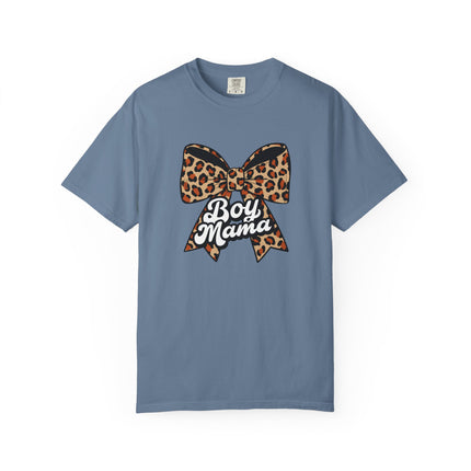 Boy Mama Leopard Bow Tee