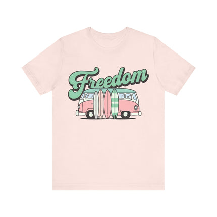 Retro Freedom Surf Van Tee