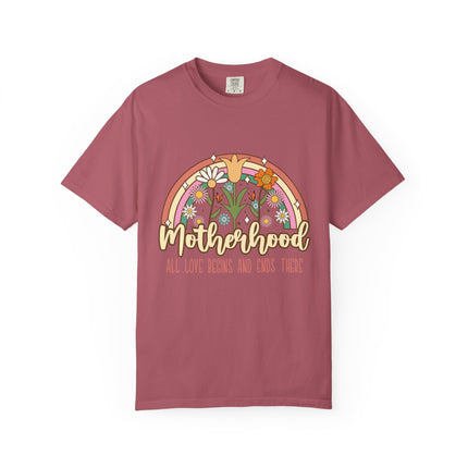 Motherhood Love Rainbow Tee