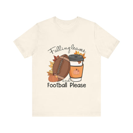 Falling Leaves & Football Please Tee