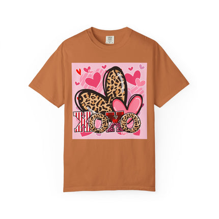XOXO Leopard Hearts Valentine Tee