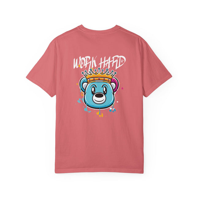 Work Hard Crowned Bear Tee