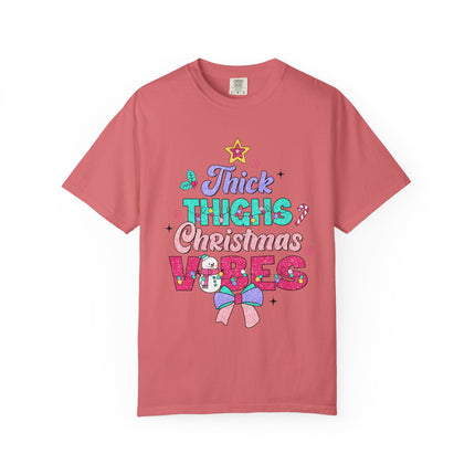 Thick Thighs Christmas Vibes Tee