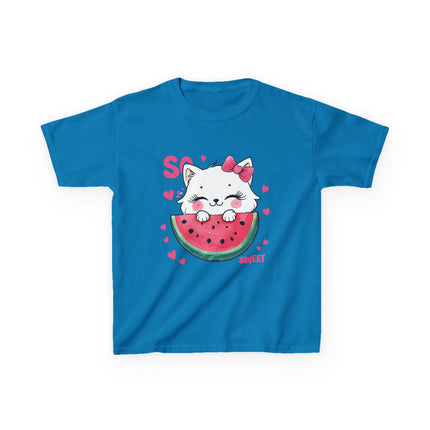 So Sweet Kitty Watermelon Kids T-Shirt