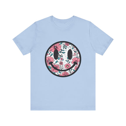 Floral Smiley Tee