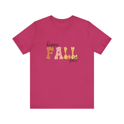 Happy Fall Y’all Patchwork Tee
