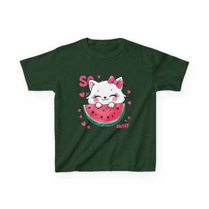 So Sweet Kitty Watermelon Kids T-Shirt