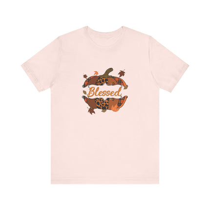 Blessed Leopard Pumpkin Tee