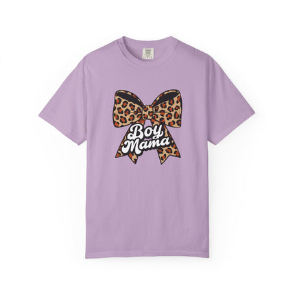 Boy Mama Leopard Bow Tee