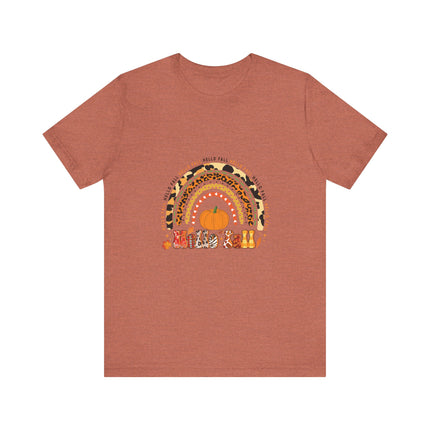 Hello Fall Rainbow Tee