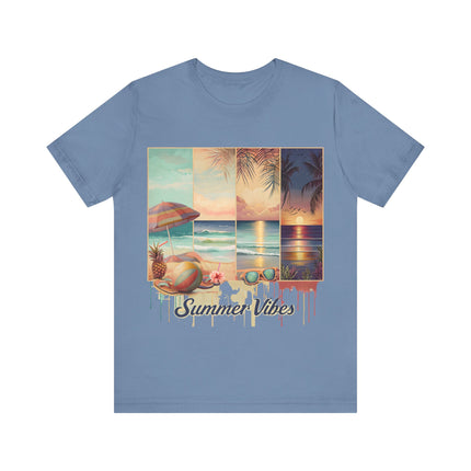 Drip Sunset Collage Tee
