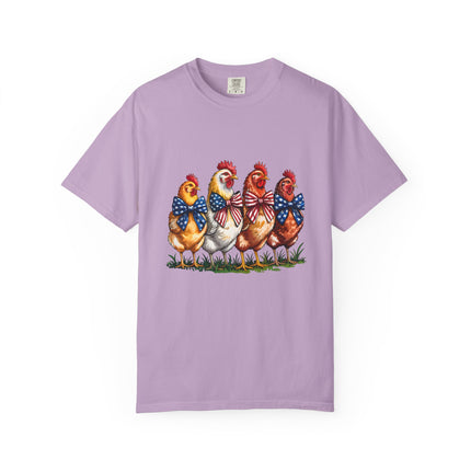 Cluckin' Patriotic Squad Tee
