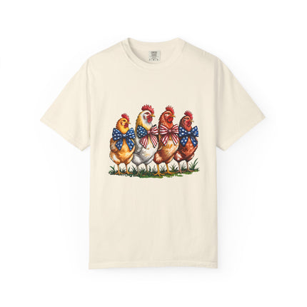 Cluckin' Patriotic Squad Tee