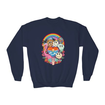Groovy Vibes Youth Sweatshirt