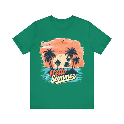 Hello Summer Sunset Tee