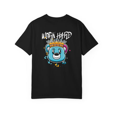 Work Hard Crowned Bear Tee