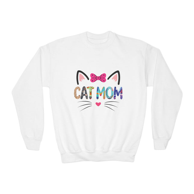 Cat Mom Youth Sweatshirt