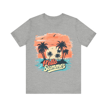 Hello Summer Sunset Tee