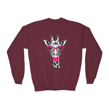 Glam Giraffe – Youth Sweatshirt