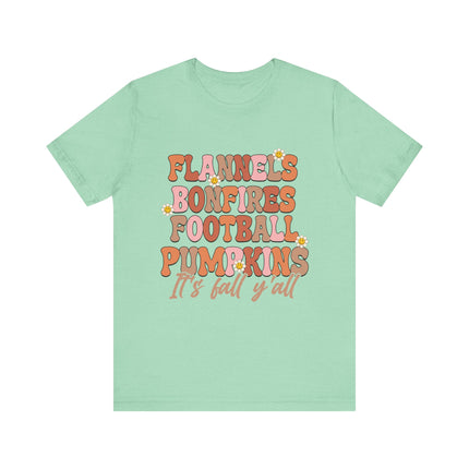It's Fall Y’all List Tee