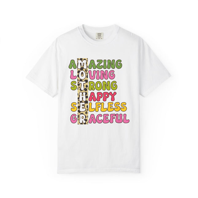 Mother Acronym Leopard Tee