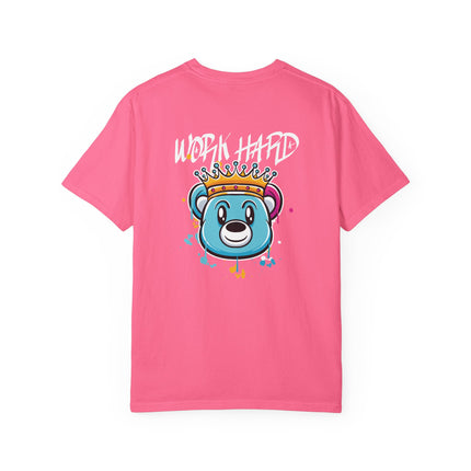 Work Hard Crowned Bear Tee