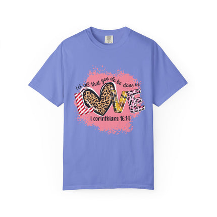Let Love Be Your Guide Bible Verse Tee