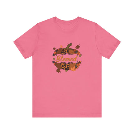 Blessed Leopard Pumpkin Tee
