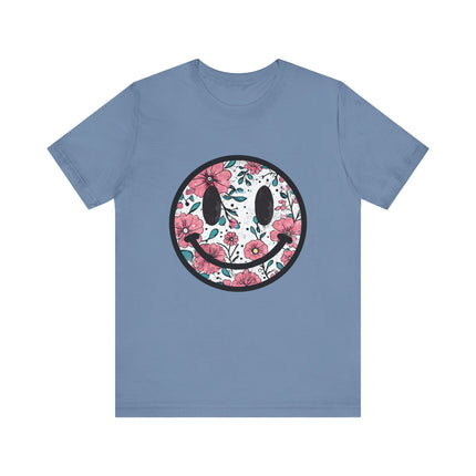 Floral Smiley Tee