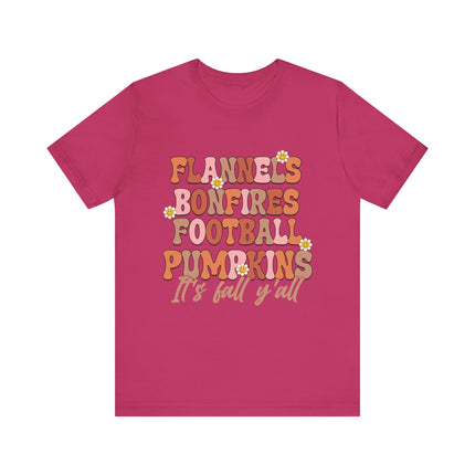 It's Fall Y’all List Tee