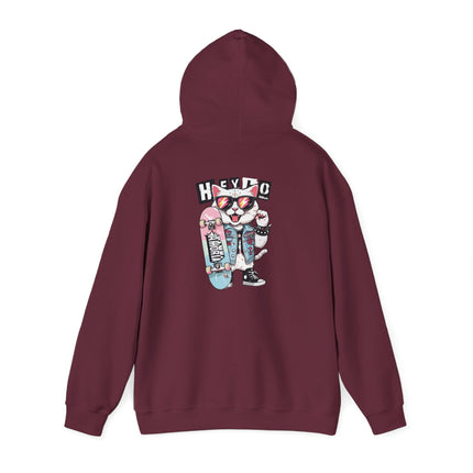 Skater Cool Cat Hoodie