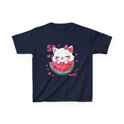 So Sweet Kitty Watermelon Kids T-Shirt