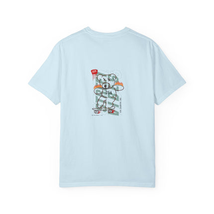 Skater Bear USA Tee