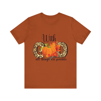 With God All Things Are Possible Tee