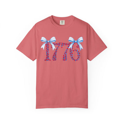 Floral 1776 Bow Tee