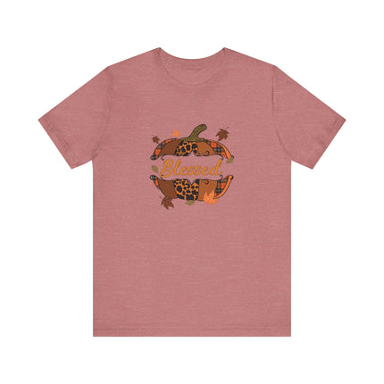 Blessed Leopard Pumpkin Tee