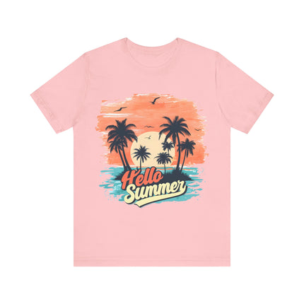 Hello Summer Sunset Tee