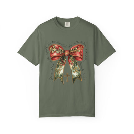 Proverbs 31 Bow Christmas Tee