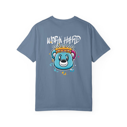 Work Hard Crowned Bear Tee