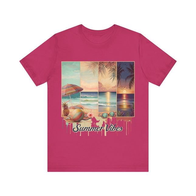 Drip Sunset Collage Tee