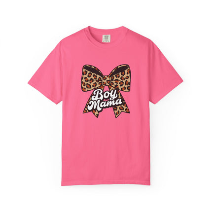 Boy Mama Leopard Bow Tee