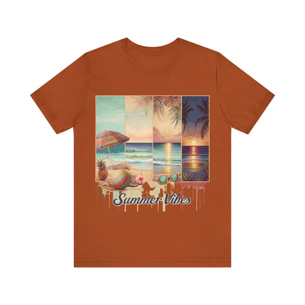 Drip Sunset Collage Tee