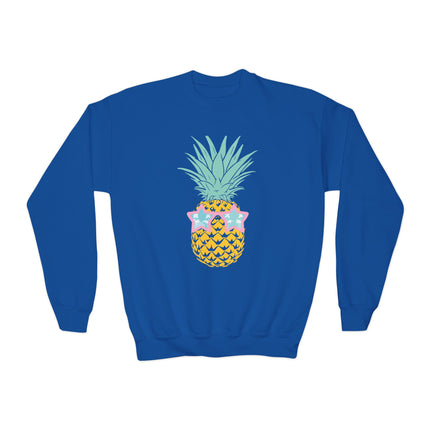 Star Shades Pineapple Youth Sweatshirt