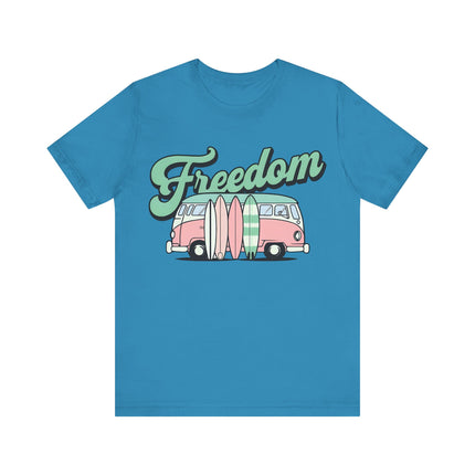 Retro Freedom Surf Van Tee