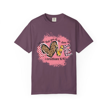 Let Love Be Your Guide Bible Verse Tee