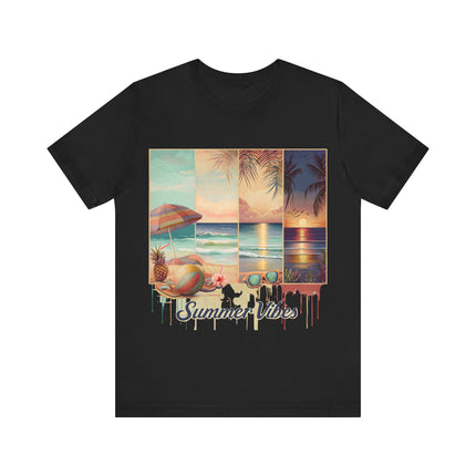 Drip Sunset Collage Tee