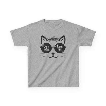 Cool Cat Good Vibes Kids T-Shirt