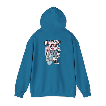 Skater Cool Cat Hoodie