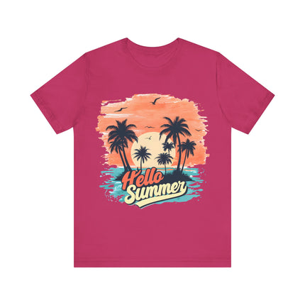 Hello Summer Sunset Tee