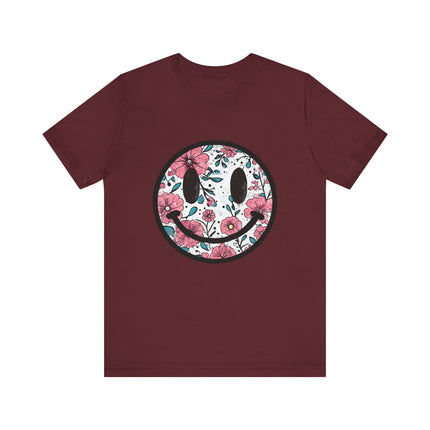 Floral Smiley Tee